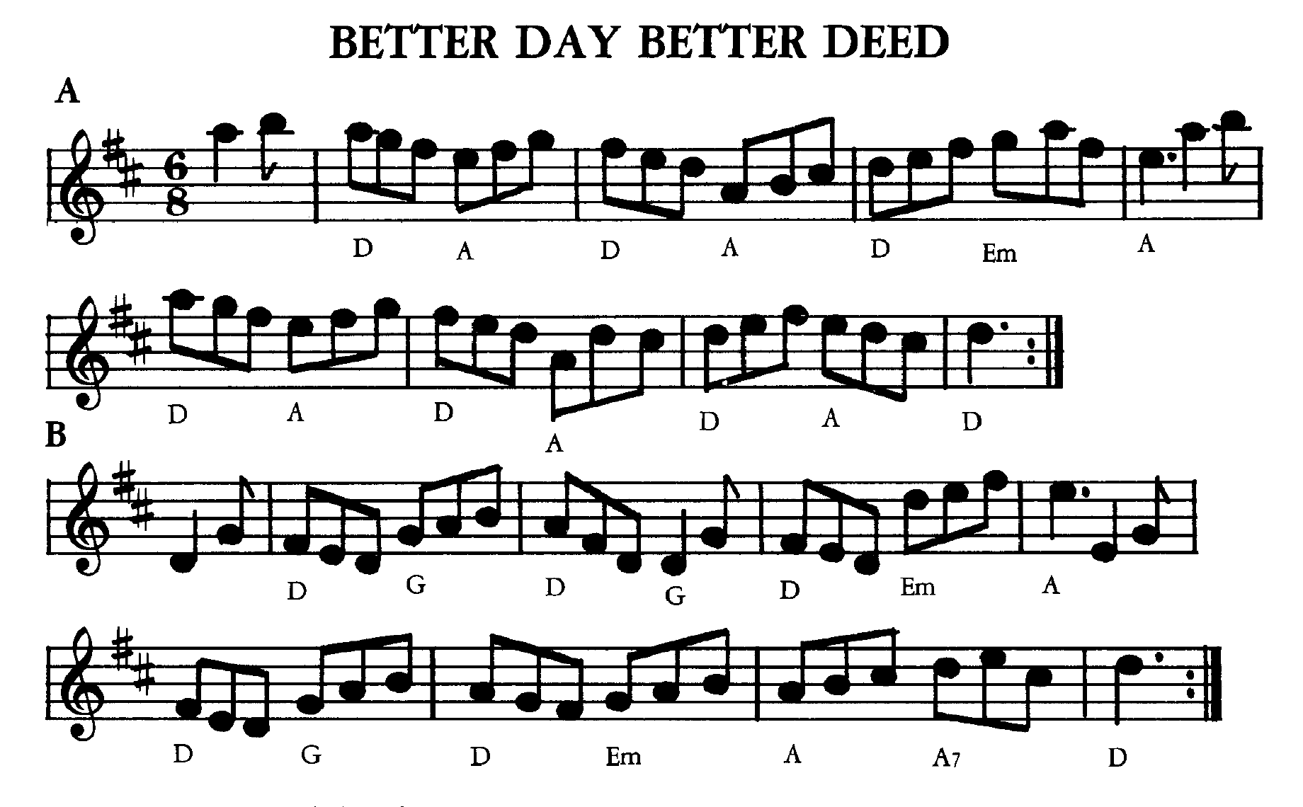 Better Day Better Deed (music)